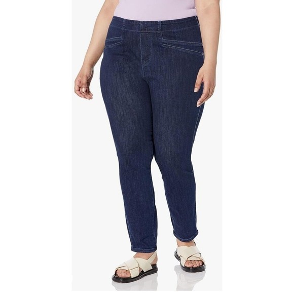 Rachel + Zoe Demi Boot Jeans Plus Size 22W Atlas NWT A‎ - Picture 1 of 8